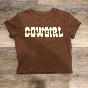 Cowgirl graphic t-shirt